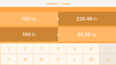 Kilograms To Pounds screenshot 1