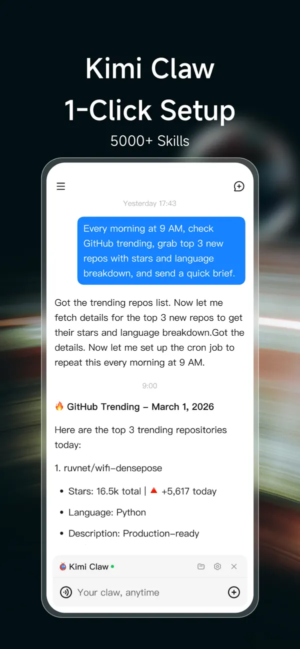 Kimi - Kimi K2.6 is Live screenshot 5