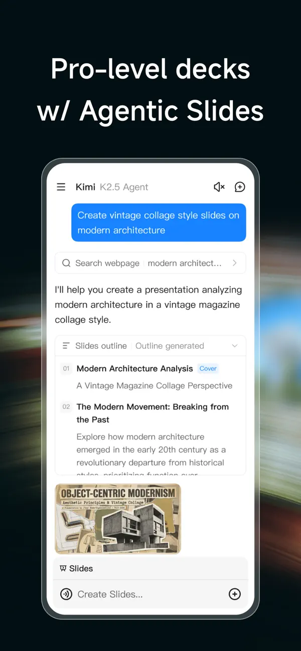 Kimi - Kimi K2.6 is Live screenshot 1