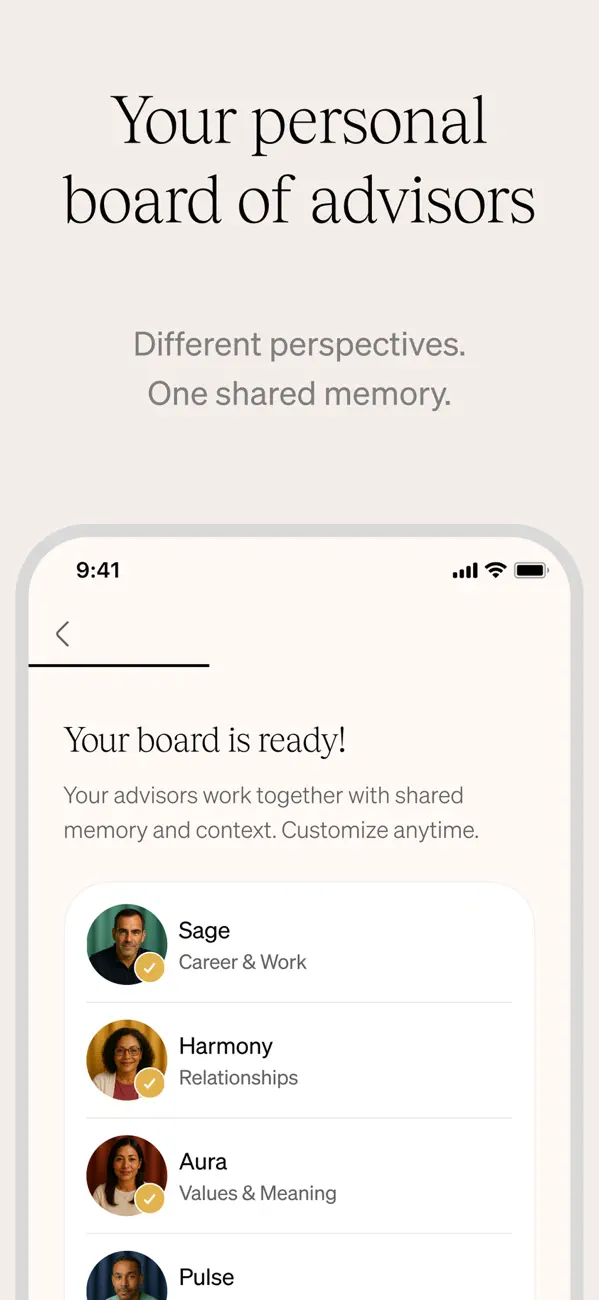 Kin: Personal AI Advisors screenshot 5