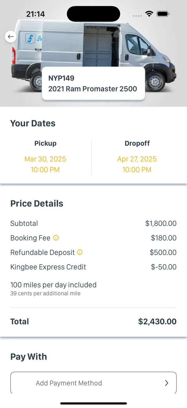 Kingbee Express screenshot 2