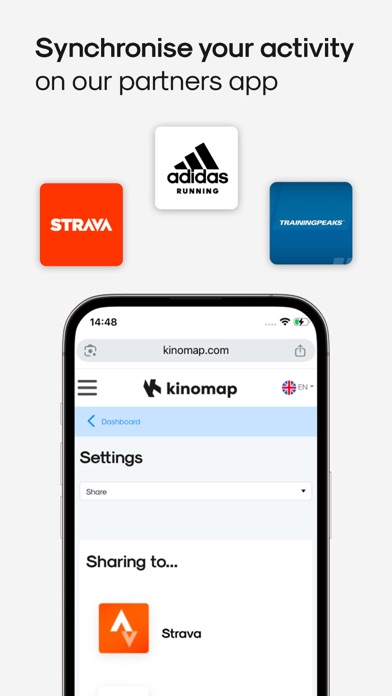 Kinomap: Bike, Run, Row screenshot 1