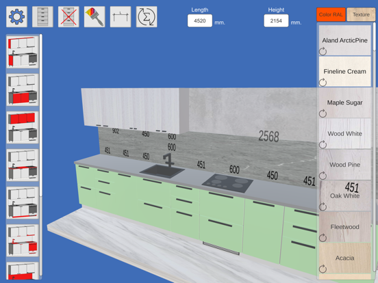 Kitchen Editor Line screenshot 8