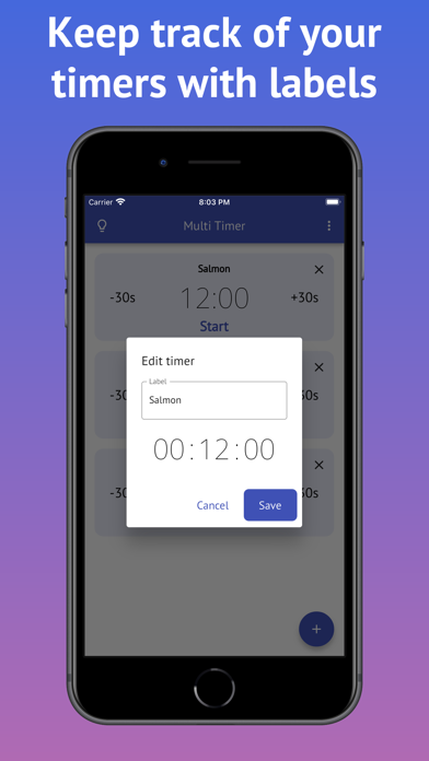 Kitchen Multi Timer screenshot 3