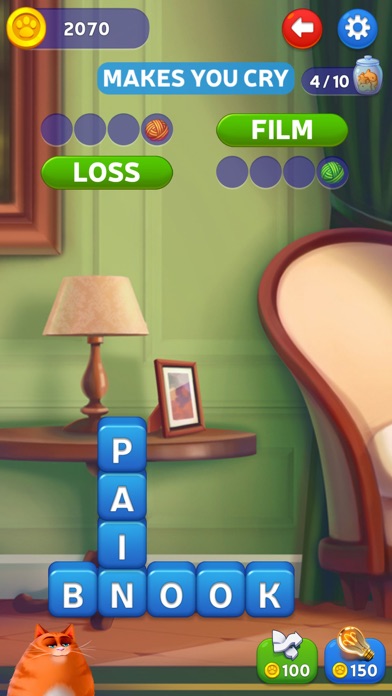 Kitty Scramble: Word Stacks screenshot 2