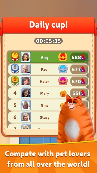 Kitty Scramble: Word Stacks screenshot 3