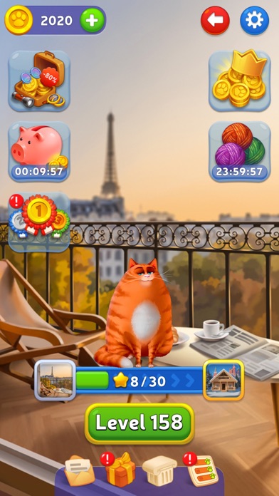 Kitty Scramble: Word Stacks screenshot 1