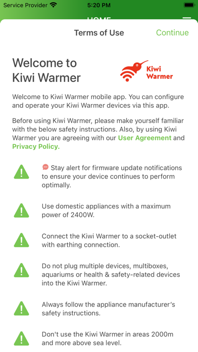 Kiwi Warmer Eco screenshot 4