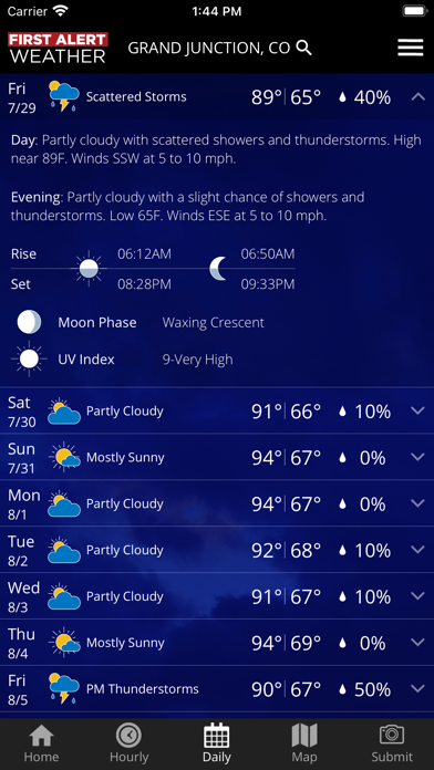KJCT 8 First Warn Weather screenshot 3