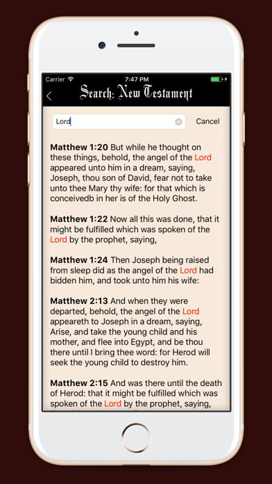 KJV Bible. King James Version. screenshot 1