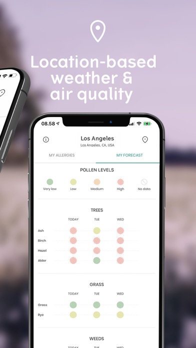 klarify: Pollen app, Hay fever screenshot 3