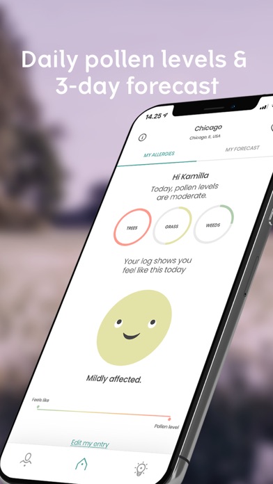 klarify: Pollen app, Hay fever screenshot 4