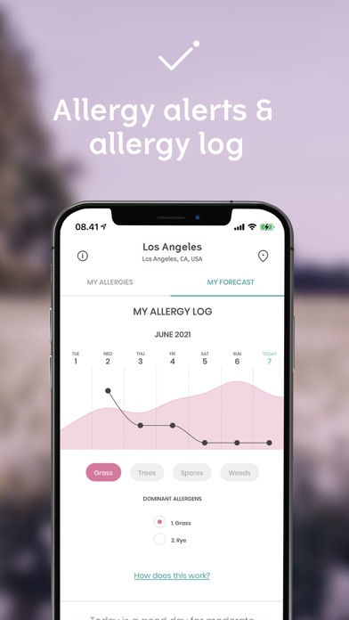 klarify: Pollen app, Hay fever screenshot 2