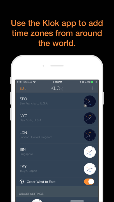 Klok - Time Zone Converter screenshot 2