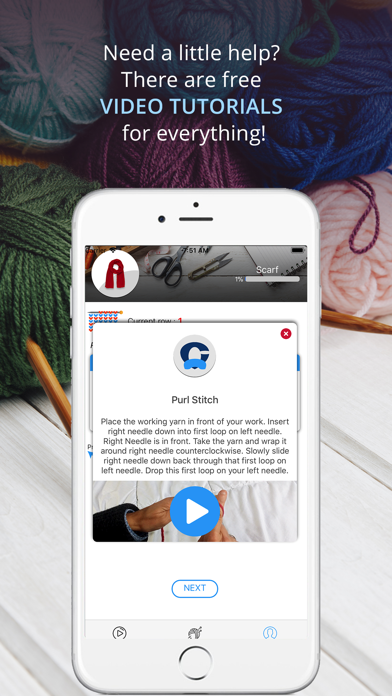 Knitting Genius - Knit Easy! screenshot 1