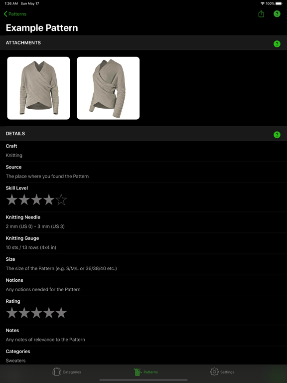 Knitting Patterns Full screenshot 4