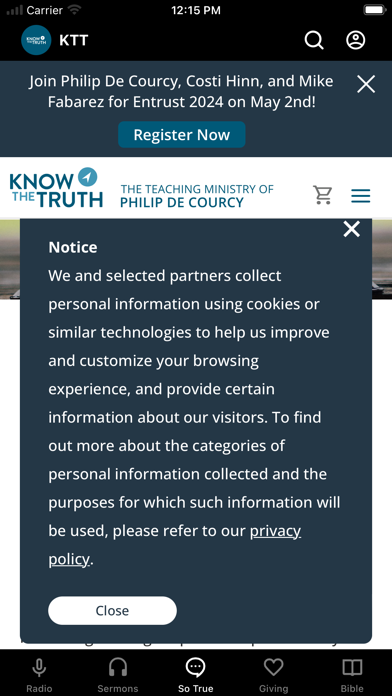 Know The Truth Ministry screenshot 1