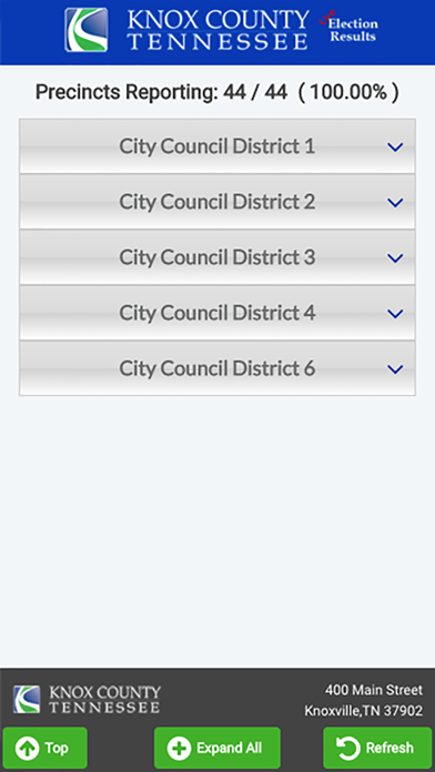 Knox County Election Results screenshot 1