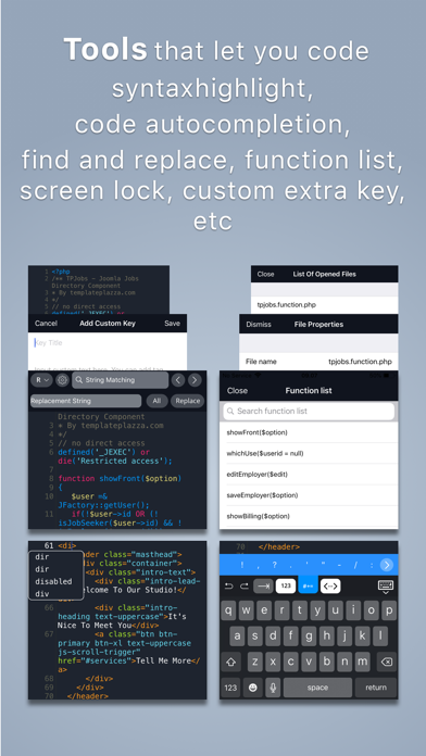 Koder Code Editor screenshot 1