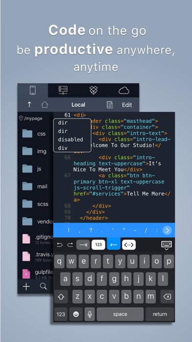 Koder Code Editor screenshot 2