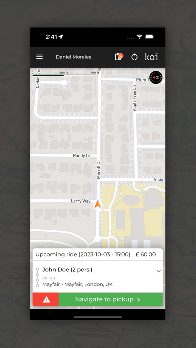 KOI Chauffeur screenshot 3