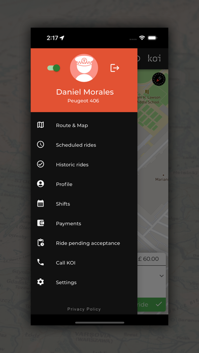 KOI Chauffeur screenshot 4