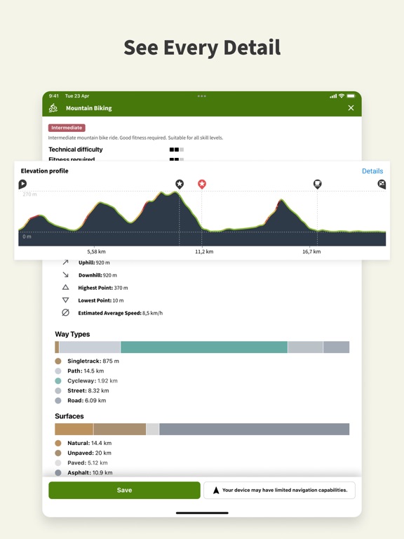 komoot - hike, bike & run screenshot 4