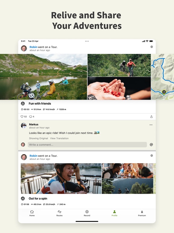 komoot - hike, bike & run screenshot 3
