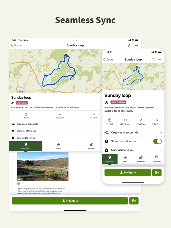 komoot - hike, bike & run screenshot 2