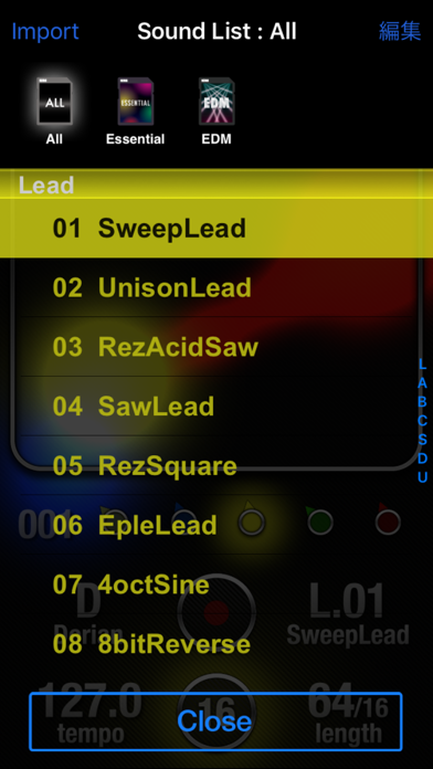 KORG iKaossilator screenshot 1