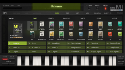 KORG iM1 screenshot 1