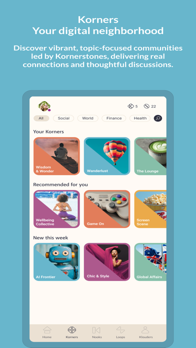 Kornerz social network screenshot 3