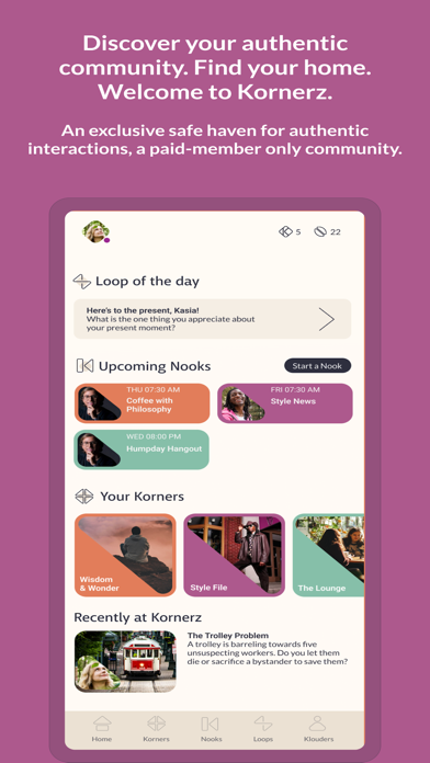Kornerz social network screenshot 4