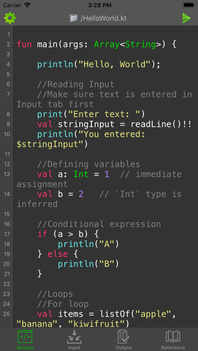 Kotlin Programming Compiler screenshot 5