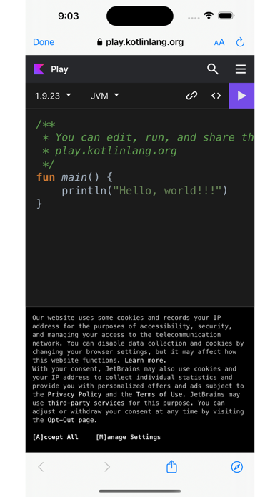 Kotlin Tutorial screenshot 2