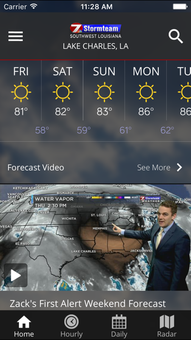 KPLC 7 First Alert Weather screenshot 4