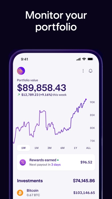 Kraken: Buy Crypto & Stocks screenshot 1