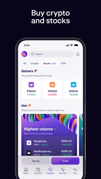 Kraken: Buy Crypto & Stocks screenshot 5