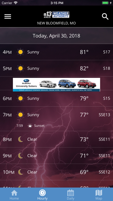 KRCG 13 WEATHER AUTHORITY screenshot 3
