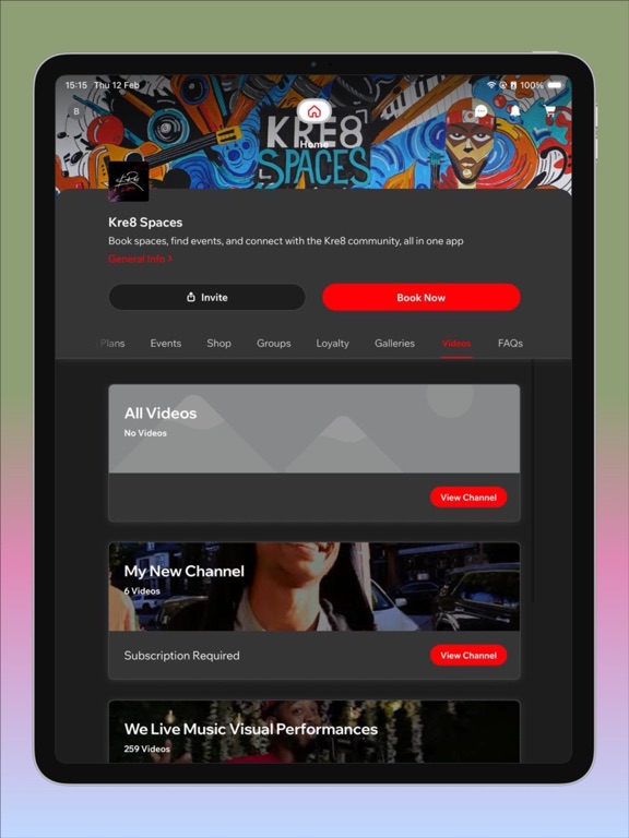 Kre8 Spaces screenshot 2