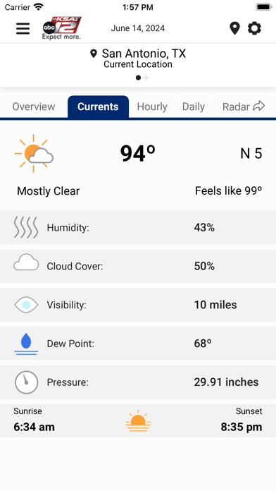 KSAT 12 Weather Authority screenshot 4