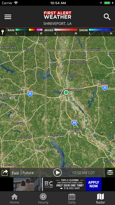 KSLA 12 First Alert Weather screenshot 1