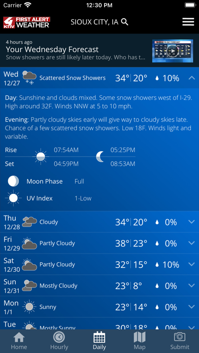 KTIV First Alert Weather screenshot 2