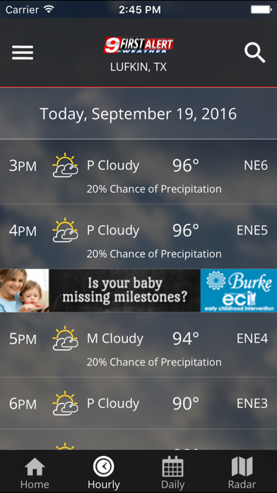 KTRE 9 First Alert Weather screenshot 4