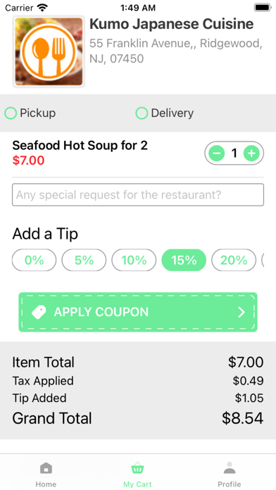 Kumo - Japanese Cuisine screenshot 1