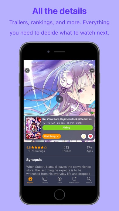 Kurozora - Anime/Manga Tracker screenshot 2