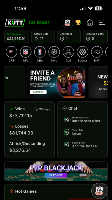 Kutt - Social Betting Platform screenshot 4