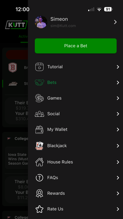 Kutt - Social Betting Platform screenshot 3