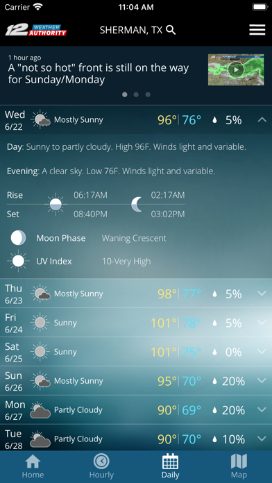 KXII Weather Authority App screenshot 2