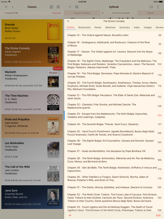 KyBook 3 Ebook Reader screenshot 1